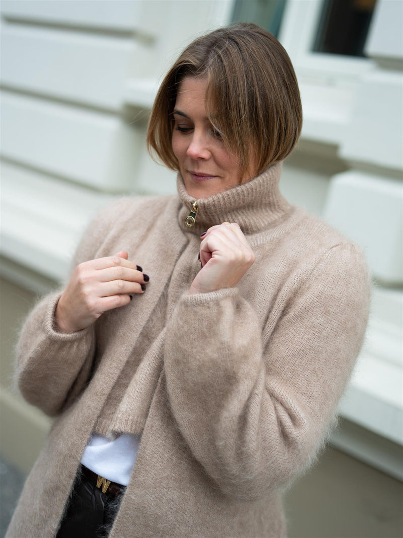Ella&il Belinda Chunky High Neck Hazel Beige