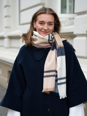 Barbour Rosefield Tartan Scarf Brown