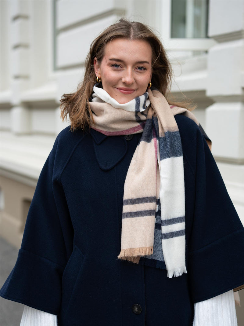 Barbour Rosefield Tartan Scarf Brown