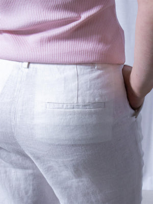 Sand Meloe Trouser White