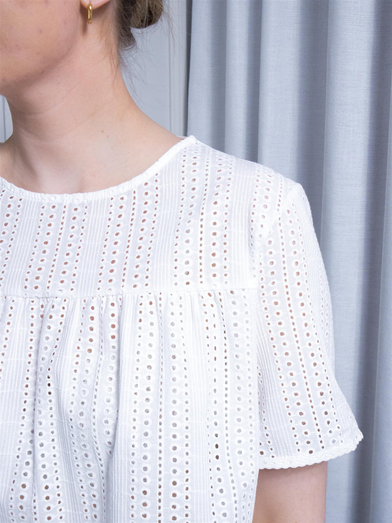Max Mara Editta White Broderie