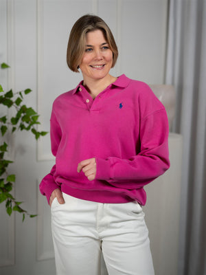 Polo Crew Neck Long Sleeve Sweatshirt