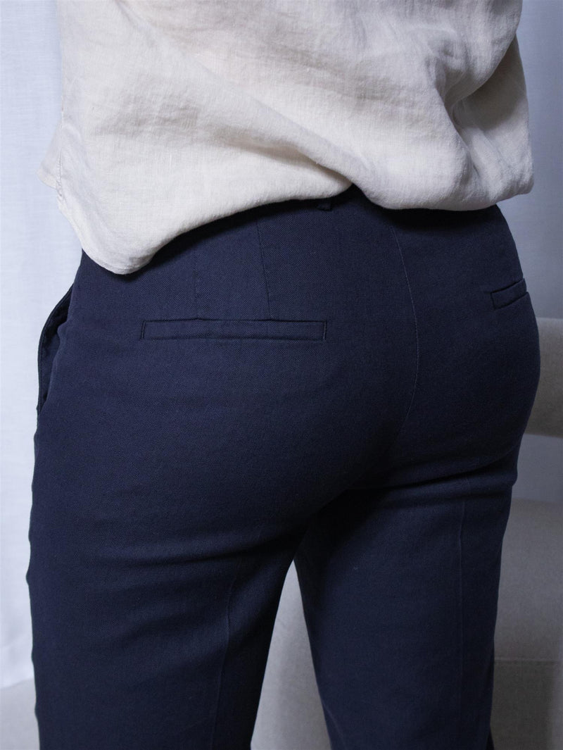Cambio Krystal Summer Linen Black Blue
