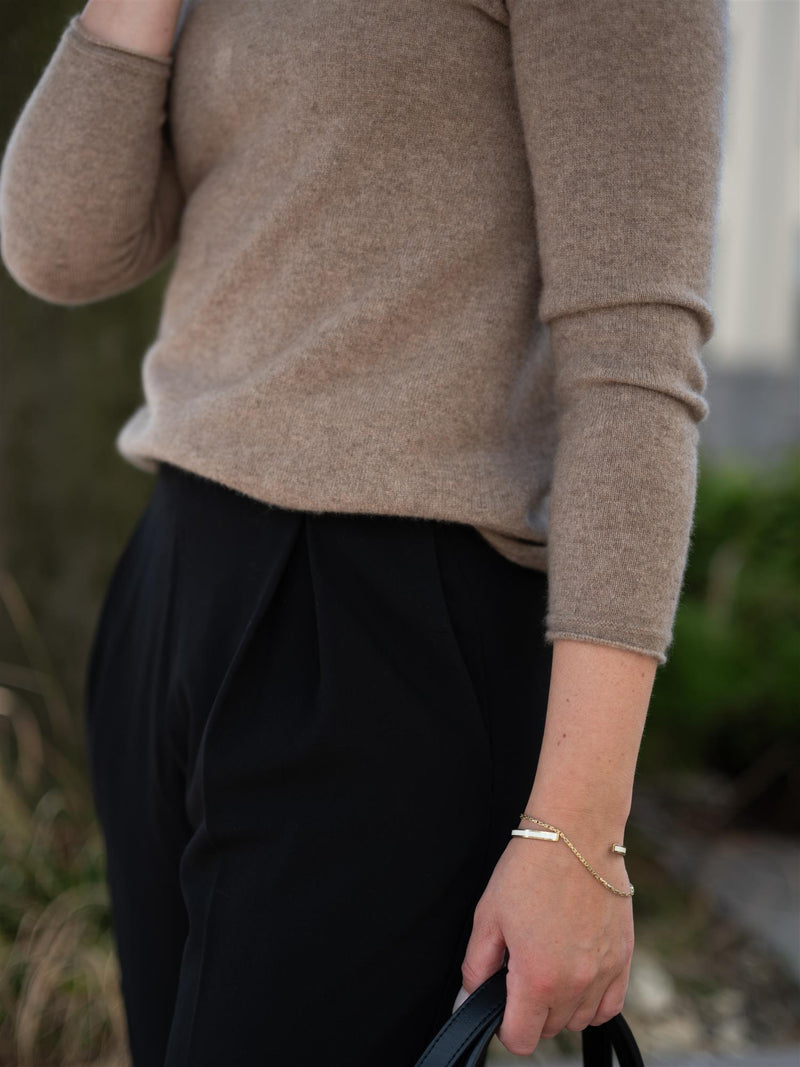 ONE and OTHER Ashley Sweater Taup Melange
