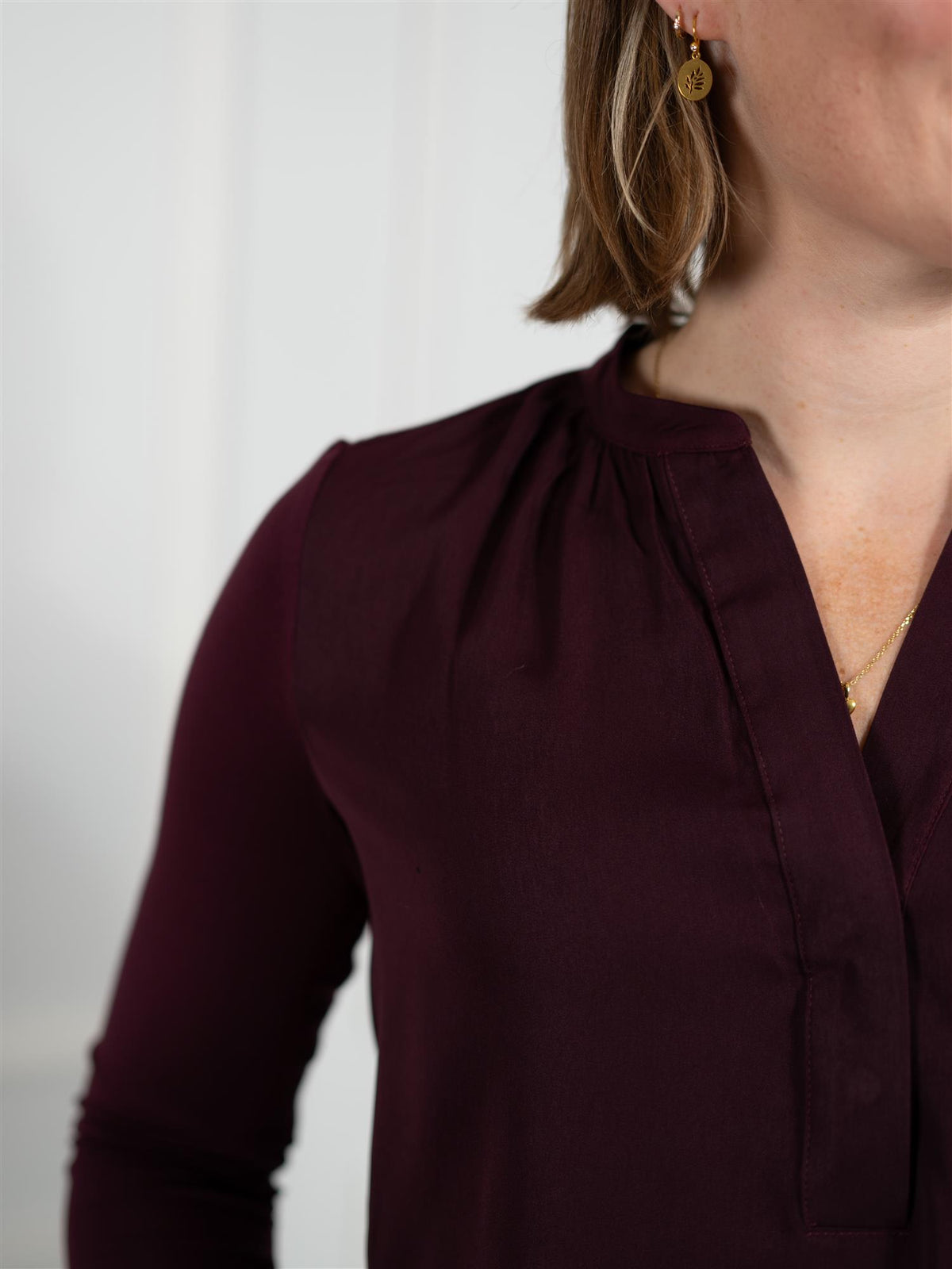 Jenner Top Dark Wine