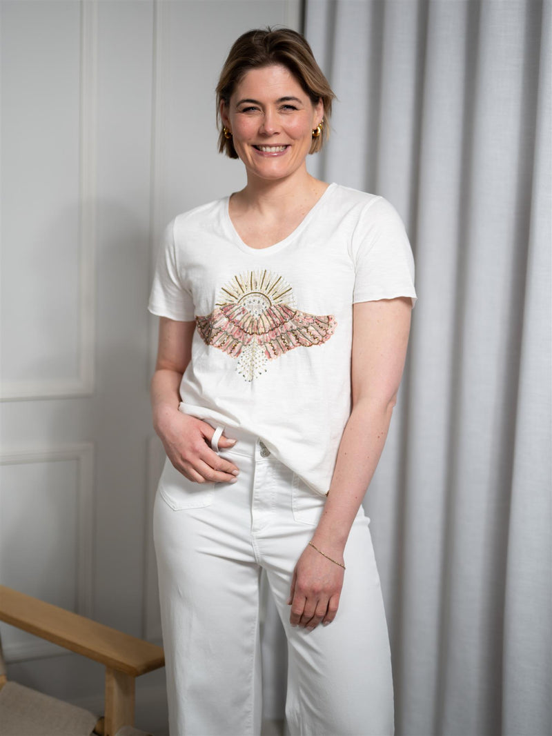 Mos Mosh Nadine O-SS Deco Tee