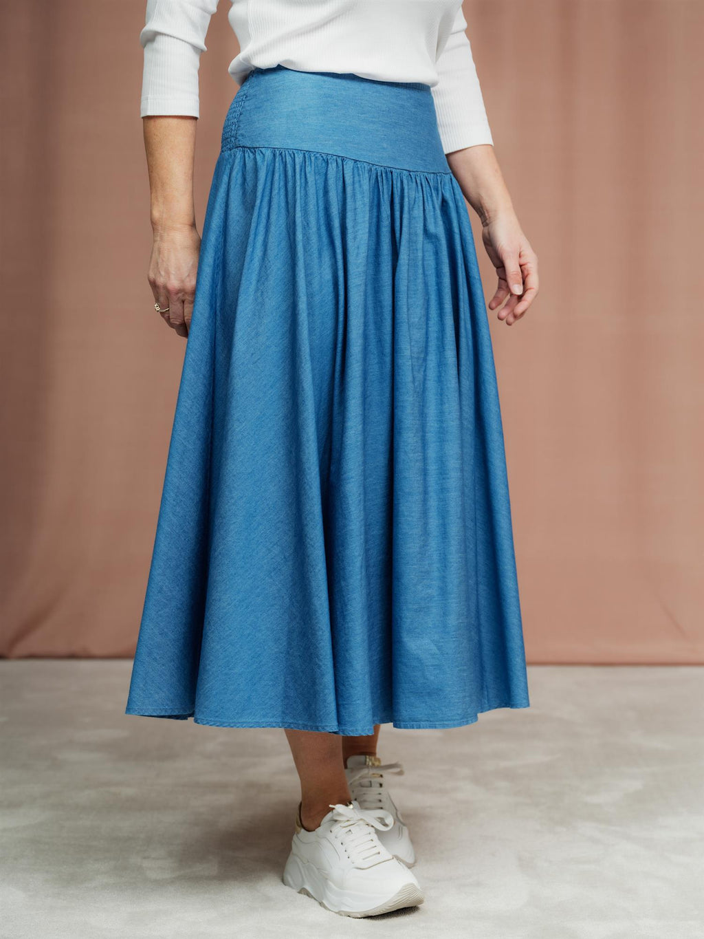 Cathrine Hammel Denim skirt Light Blue Denim