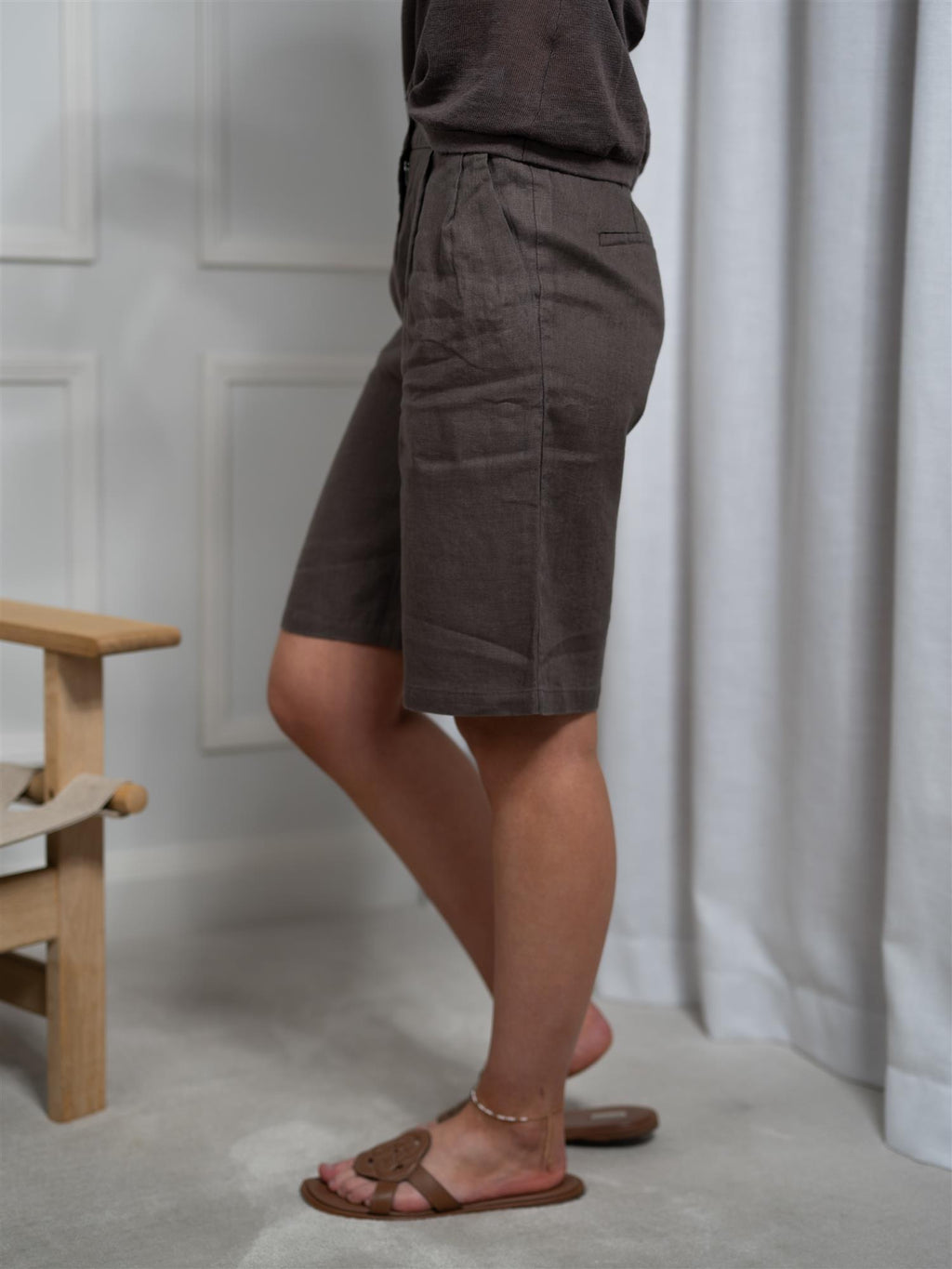 Sand Meloe Short Trouser Brown