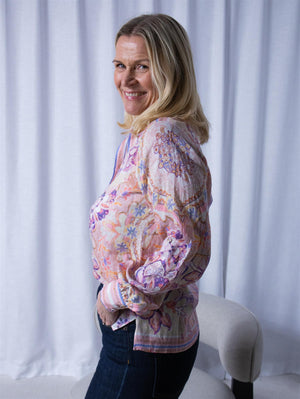 Hale Bob Nia Linen Blouse