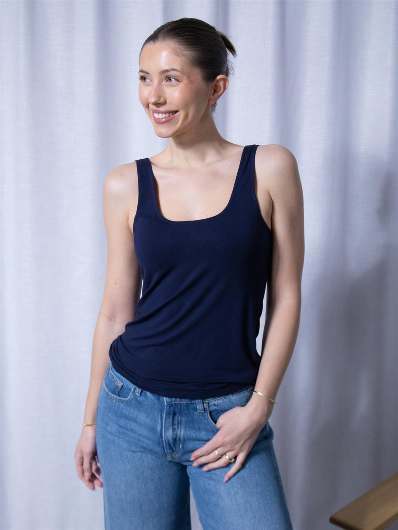 Riccovero Fellini Top Navy