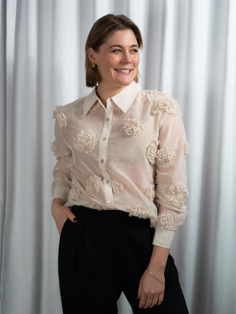 ONE and OTHER Mina Shirt Pale Blush