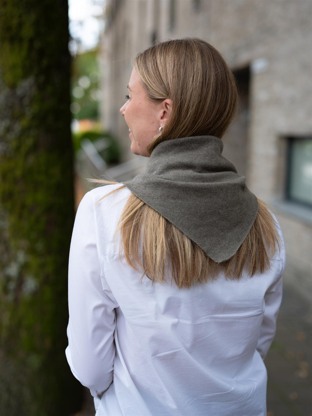 Christian Aks Mina Merino Scarf Wood