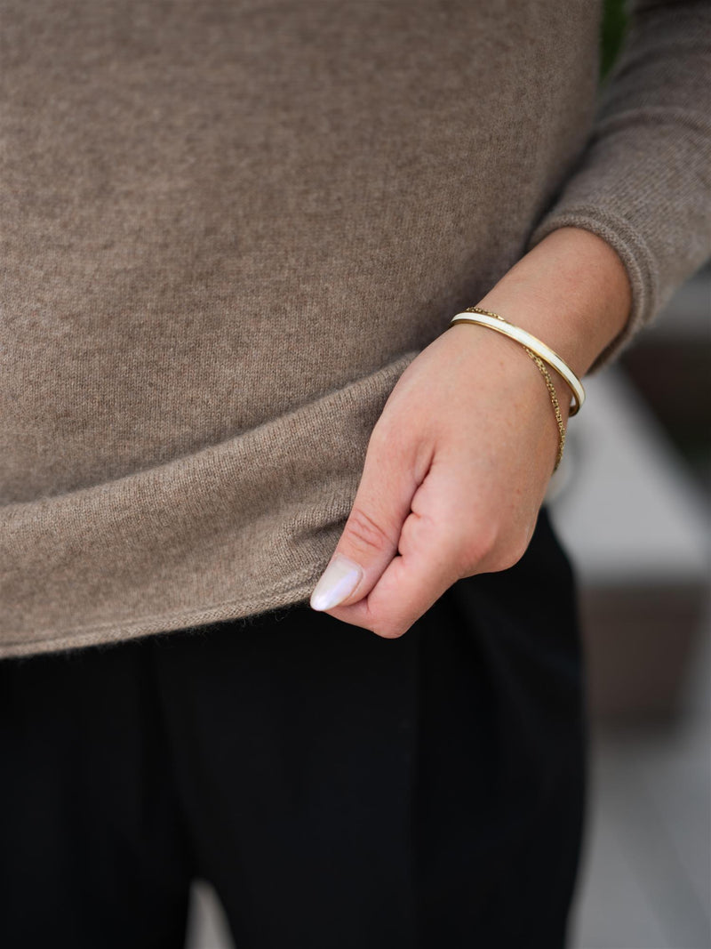 ONE and OTHER Ashley Sweater Taup Melange