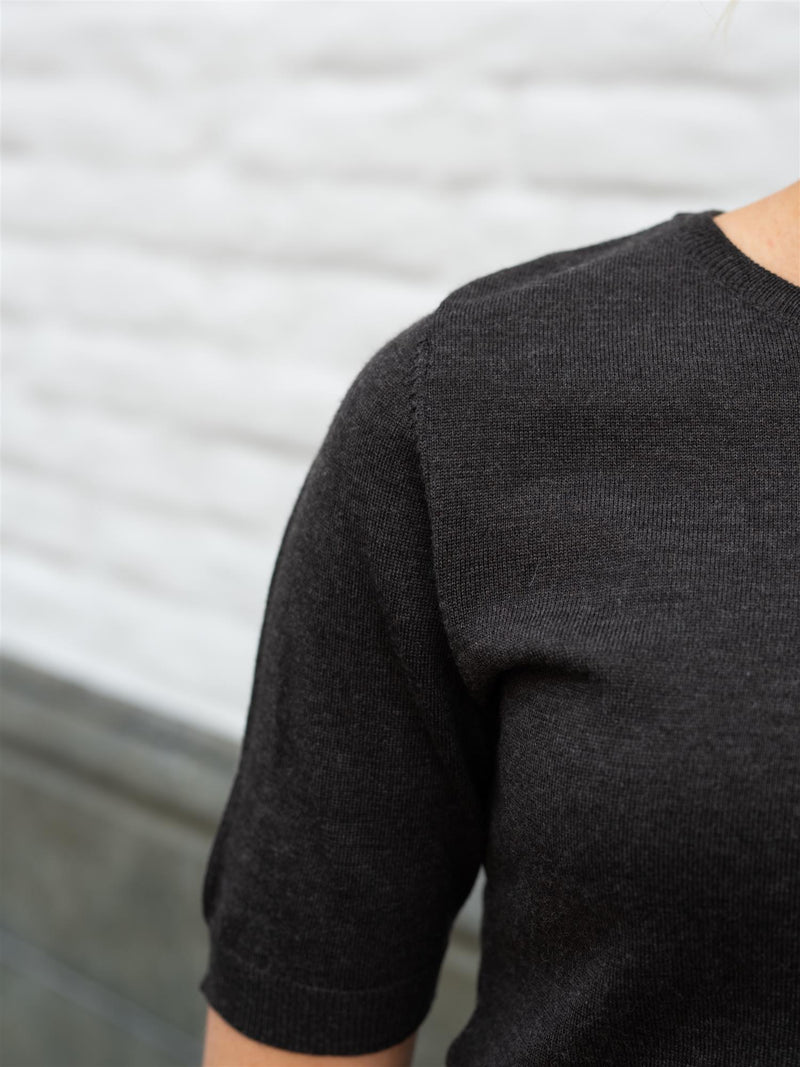 Ella&il Emmy Merino Top Dark Brown