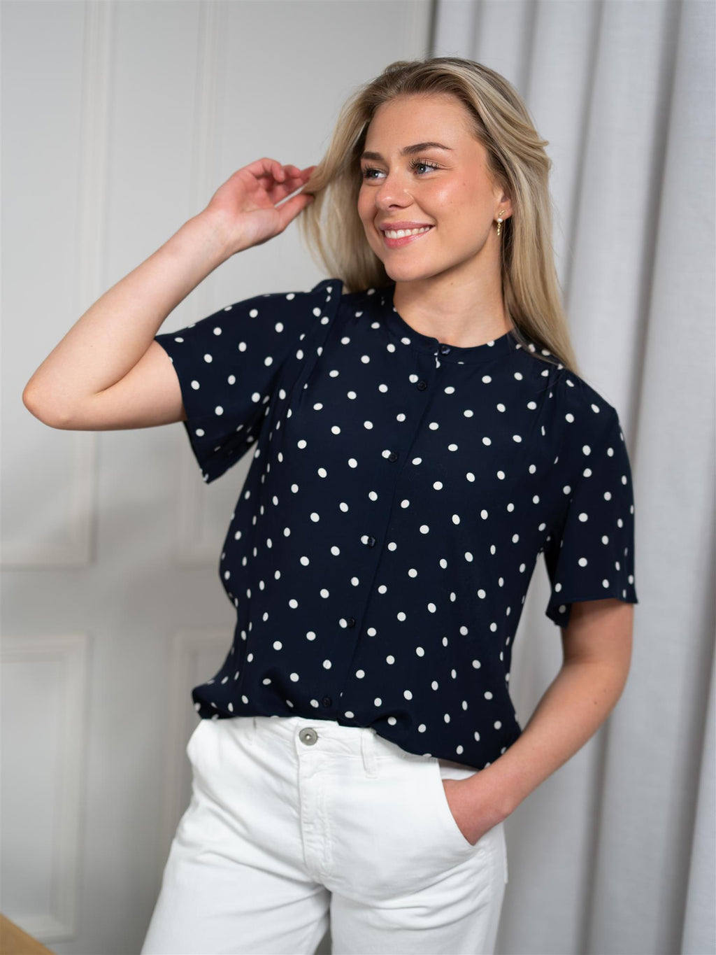 Gant Reg Dot Print Blouse