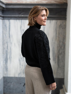 Ella&il Laurie Wool Sweater Black