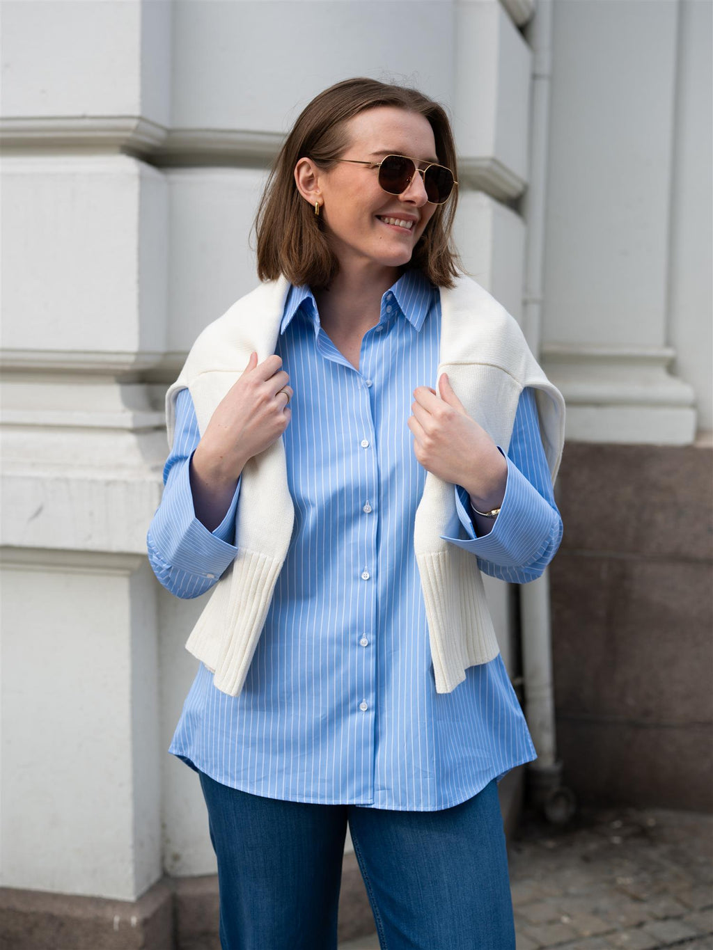 Julie Josephine Julie Shirt Blue Stripe