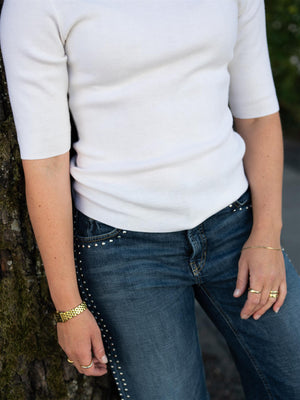 Ella&il Melly Merino Tee White