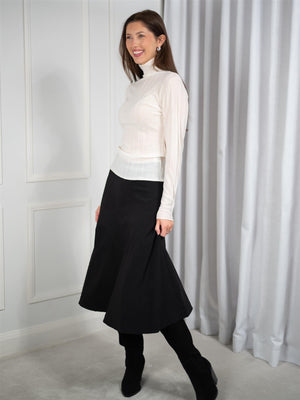 Christian Aks Dina Merino Knit White