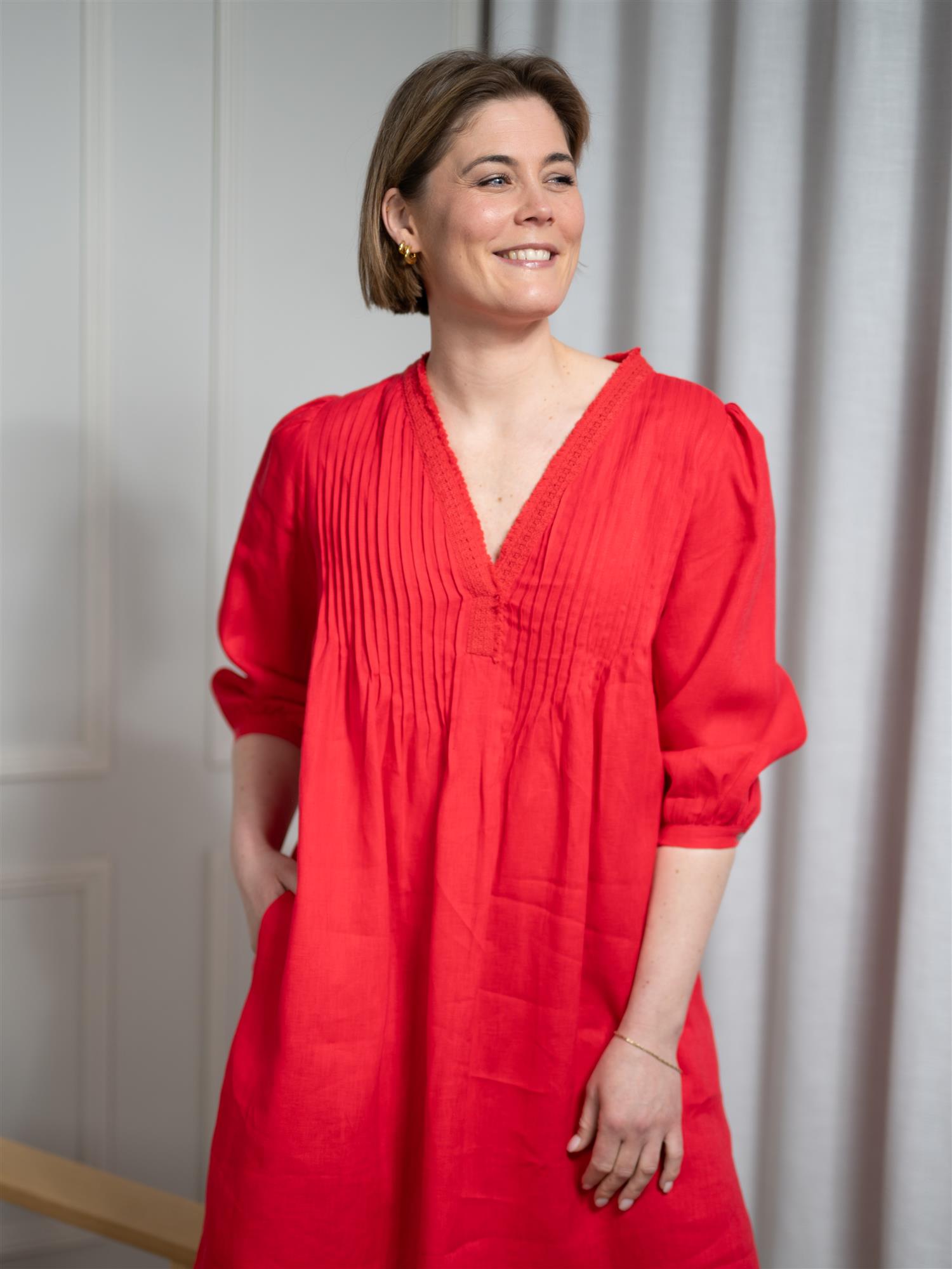 Angoor Gypsy Dress Poppy Red