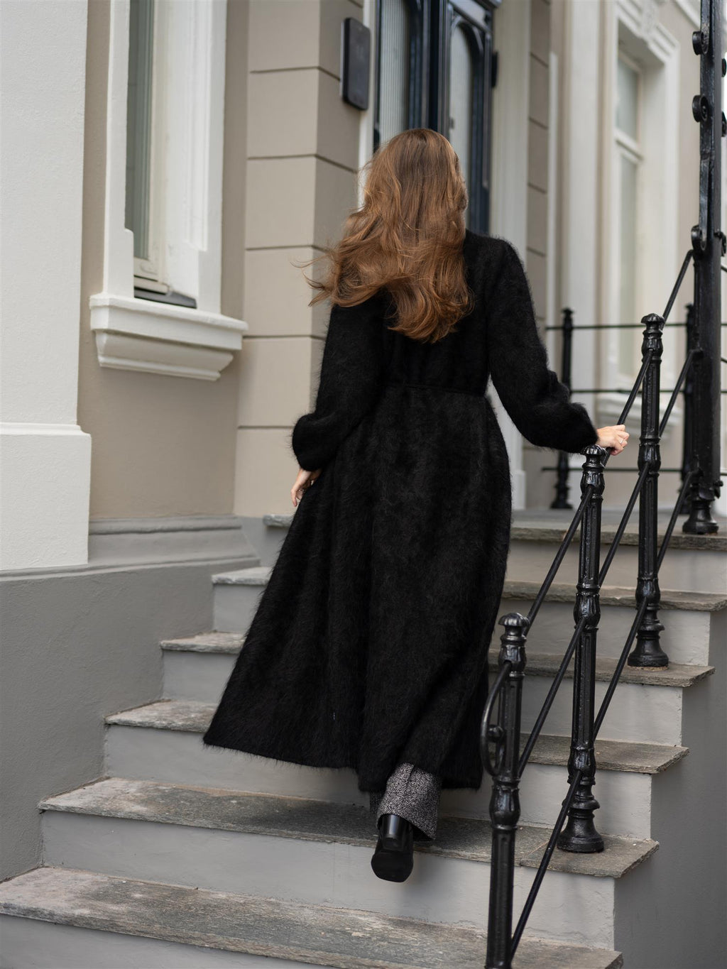 Ella&il Olivia Chunky Cardigan Black