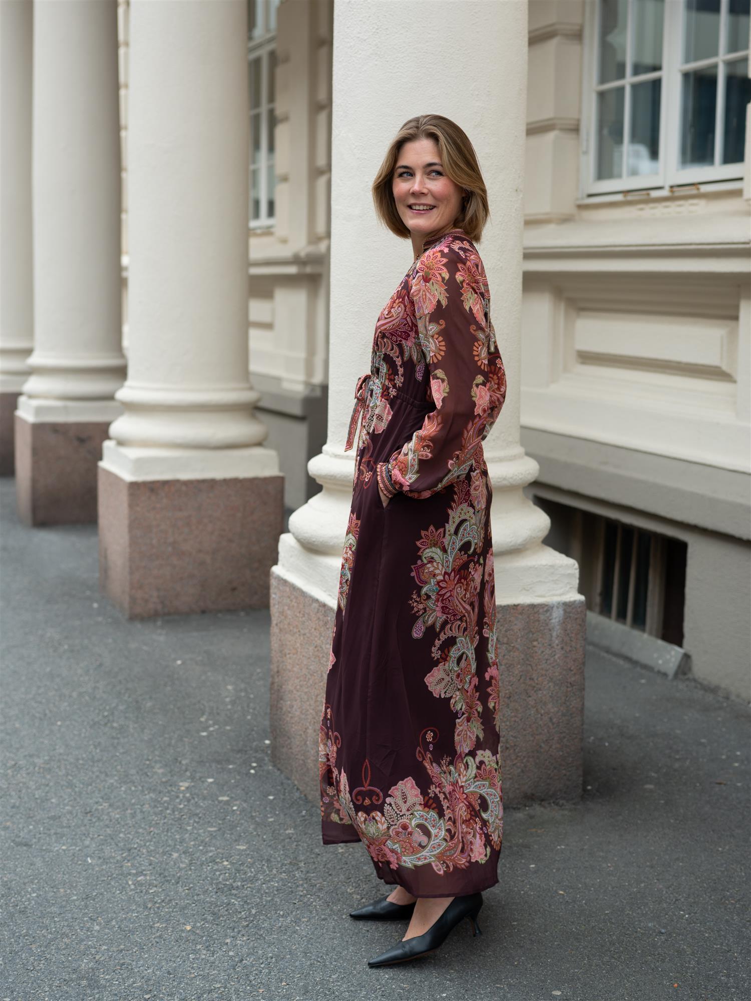Isolde Dress Wine