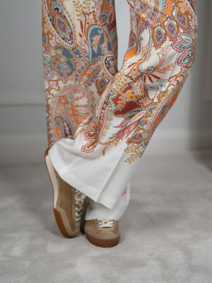 Cambio Adrienne Faded Paisley Ocean