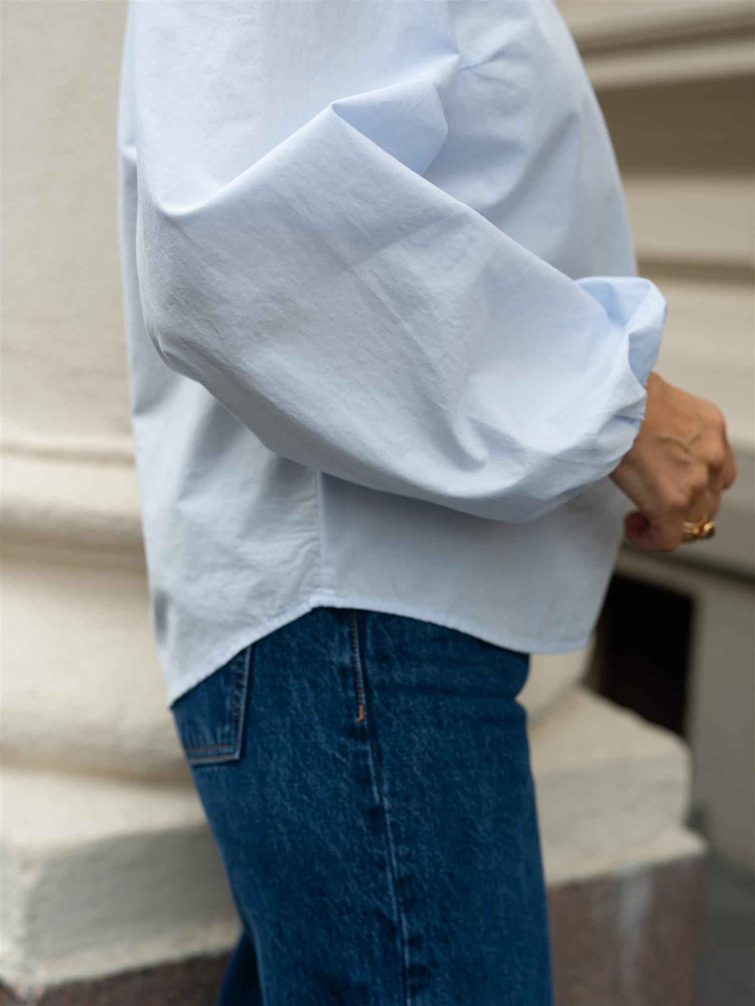 Infinity Blouse Light Blue