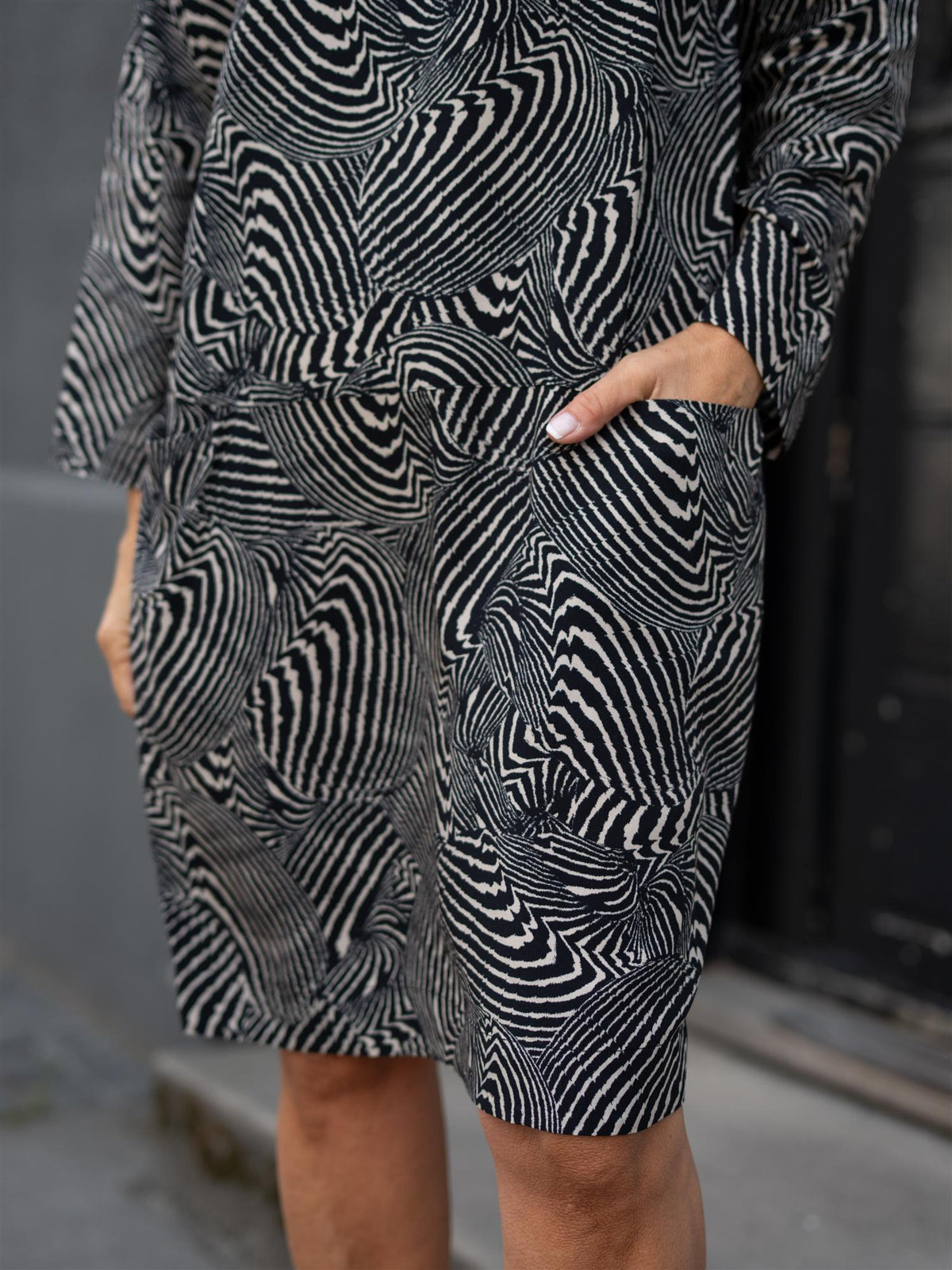 Iki Dress Zebra