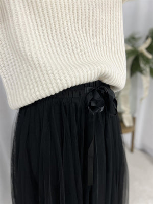 Choklate Paris Tyllskjørt Sort