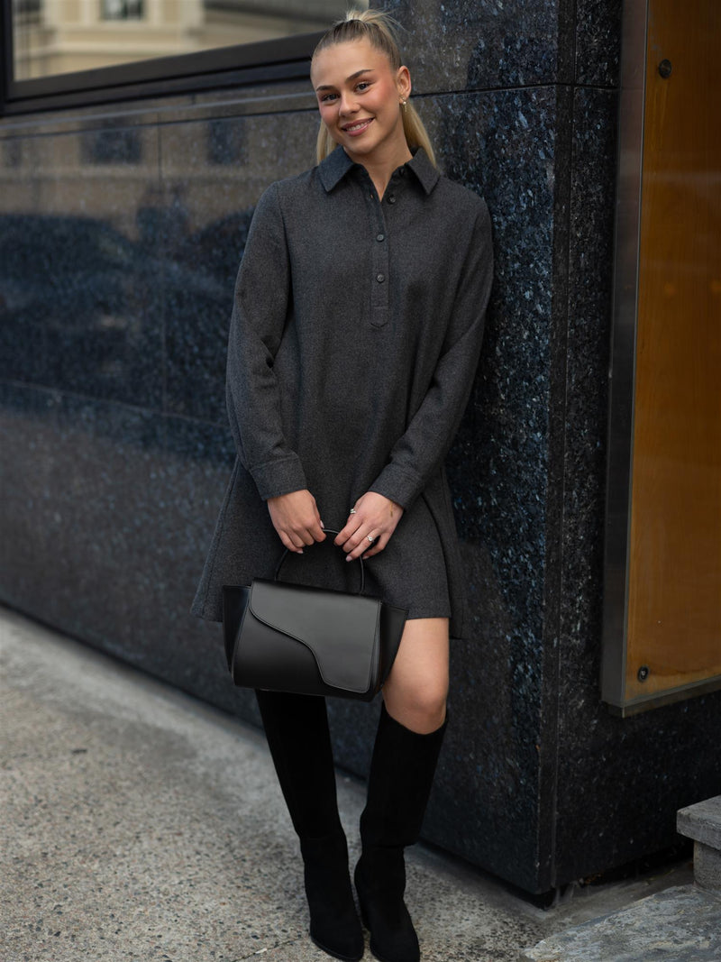 Camilla Pihl Odette Dress Grey Melange