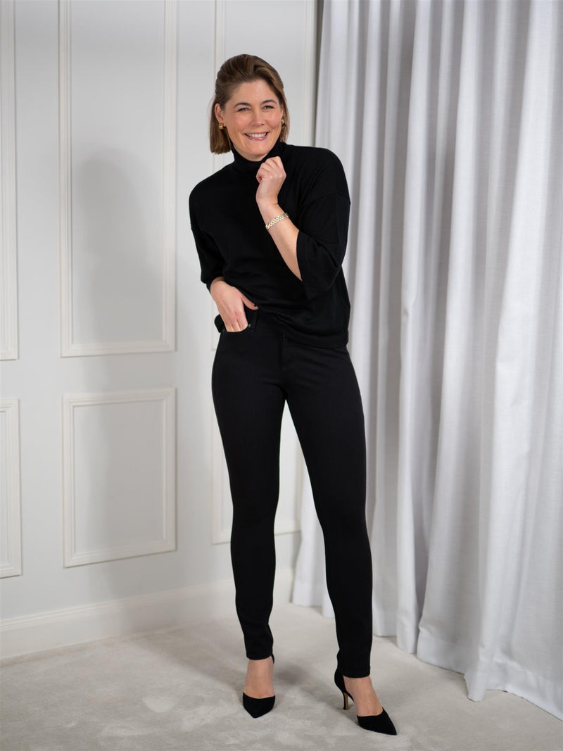 Cambio Parla Superstretch Black Denim