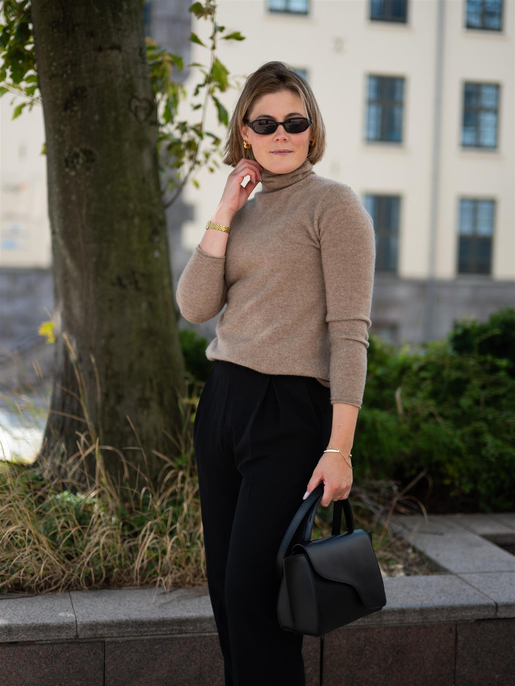 ONE and OTHER Ashley Sweater Taup Melange