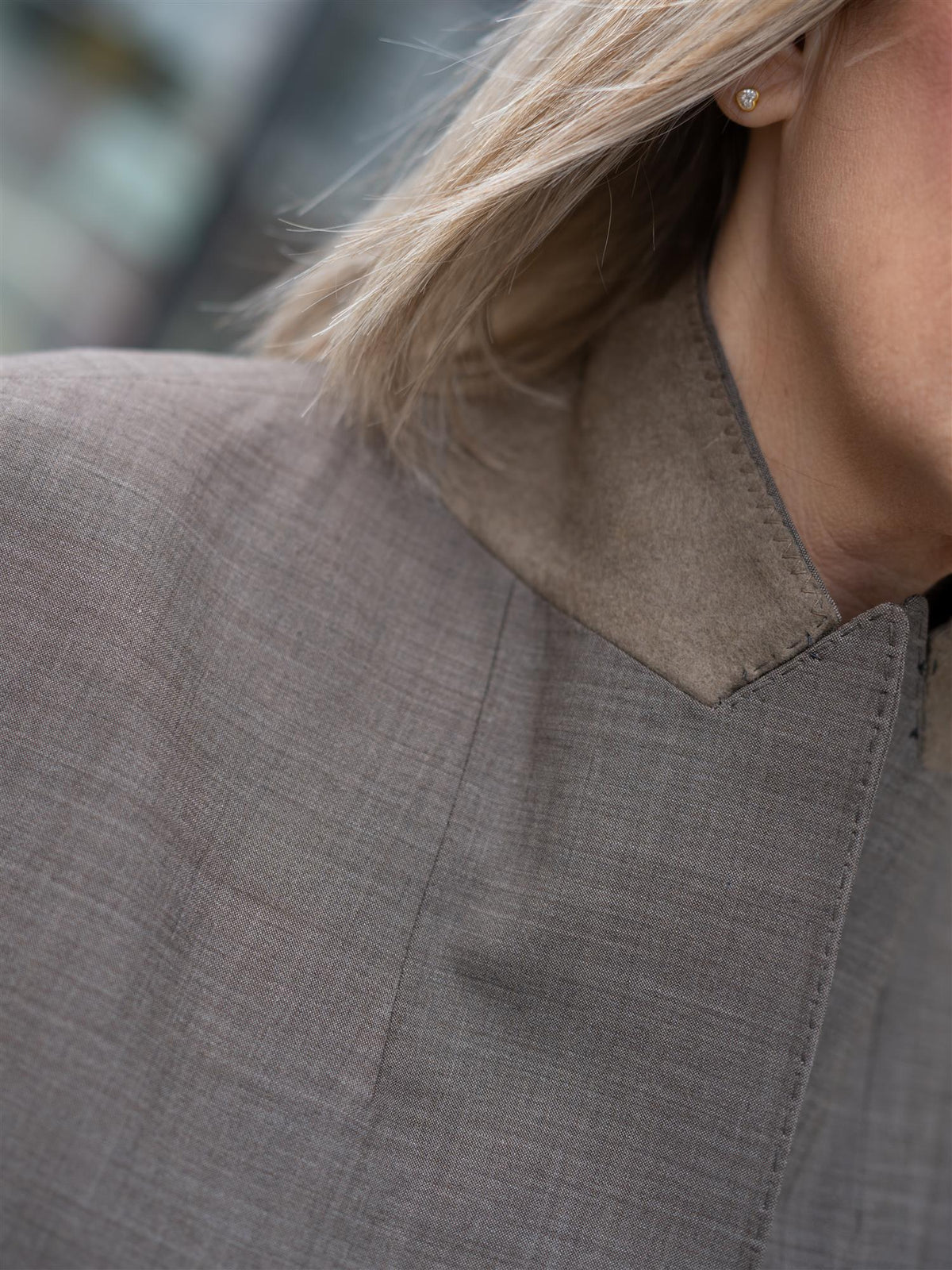 MMLucey Dynamic Luxe Blazer Falcon