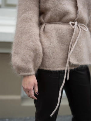 Ella&il Fredrikke Chunky Cardigan Hazel Beige