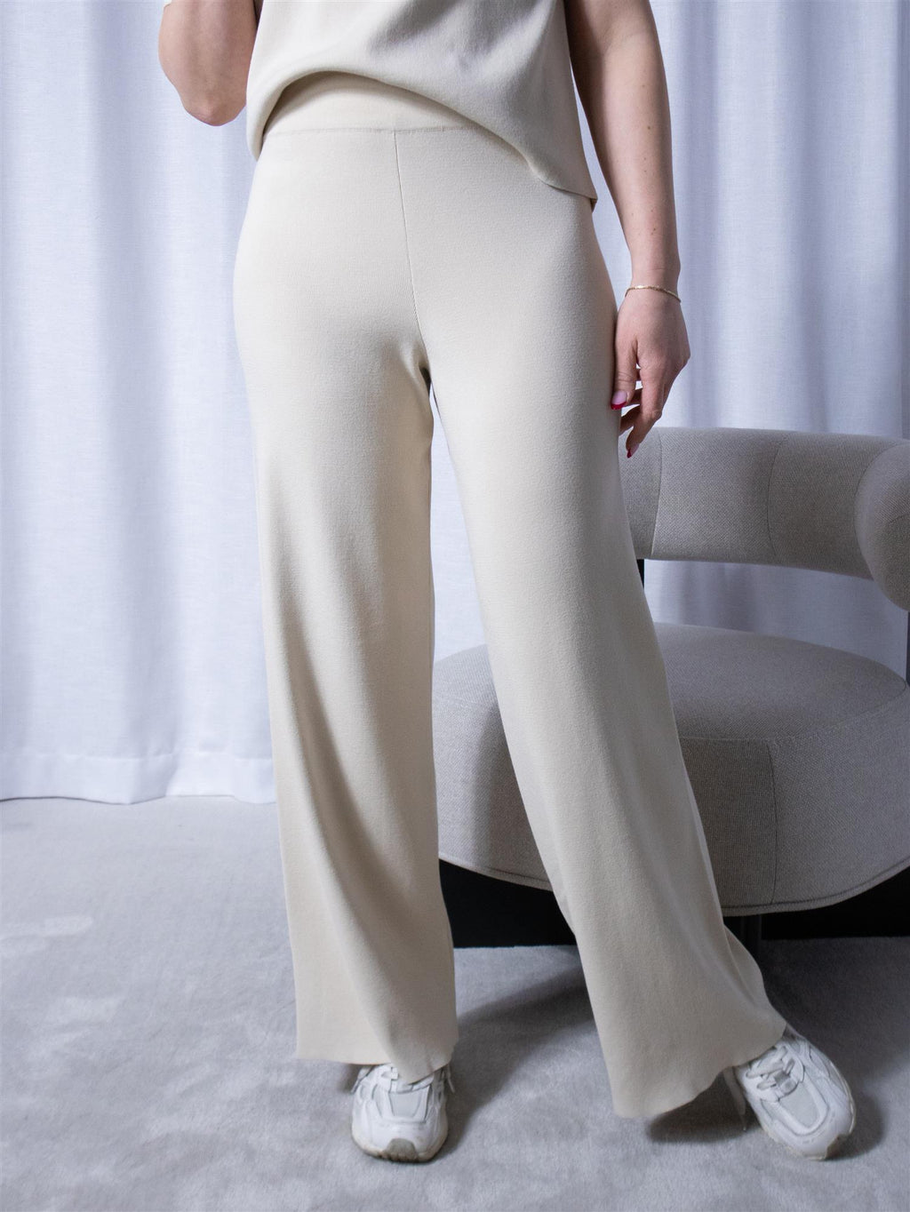 Stenströms Jupiter Pant Knit Offwhite