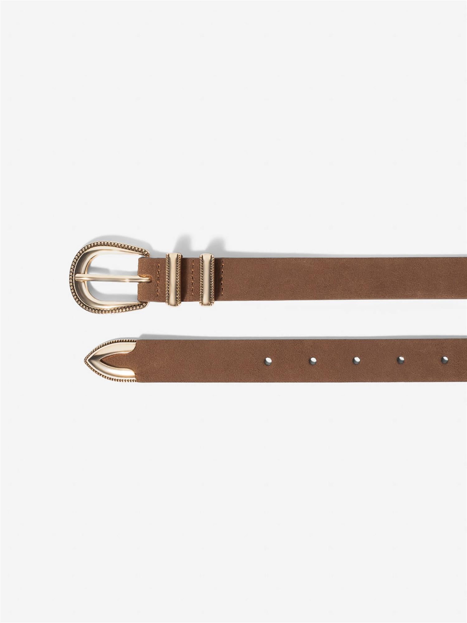 Aubrey Belt Brown/Gold