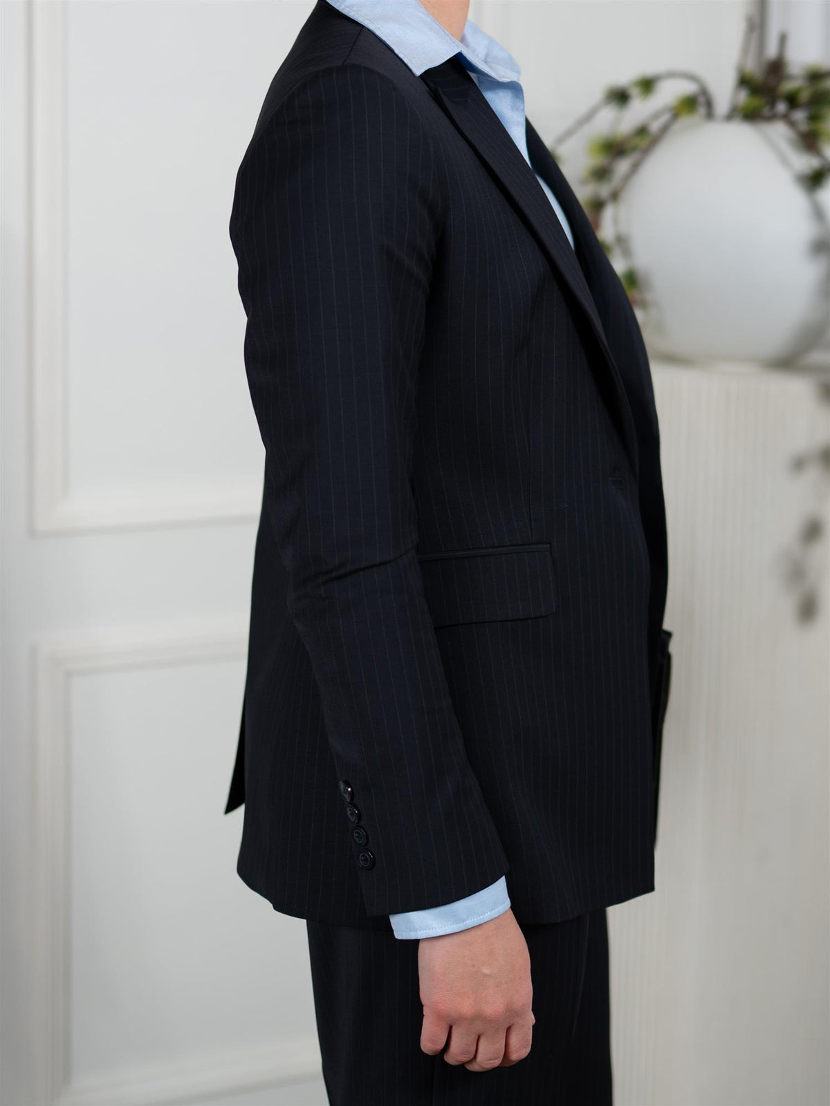 Rebecca Blazer Navy Stripe