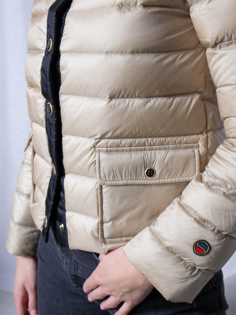 Busnel Ida Down Jacket Light Beige/Black