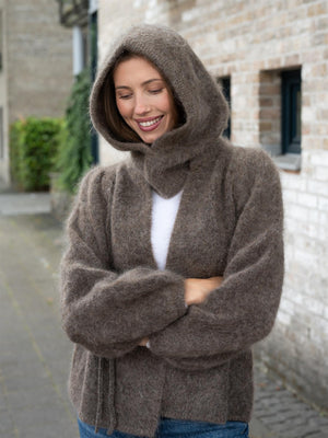 Ella&il Kajsa Chunky Balaclava Brown