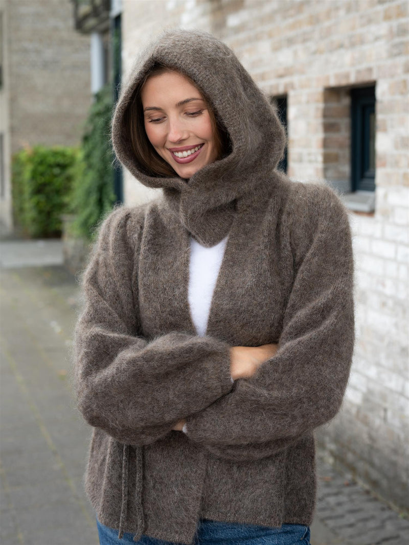 Ella&il Kajsa Chunky Balaclava Brown