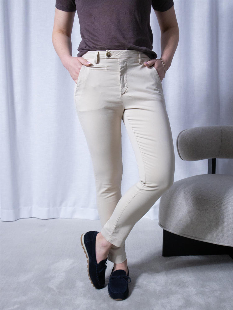 Pieszak Anika Support Chino Vanilla White