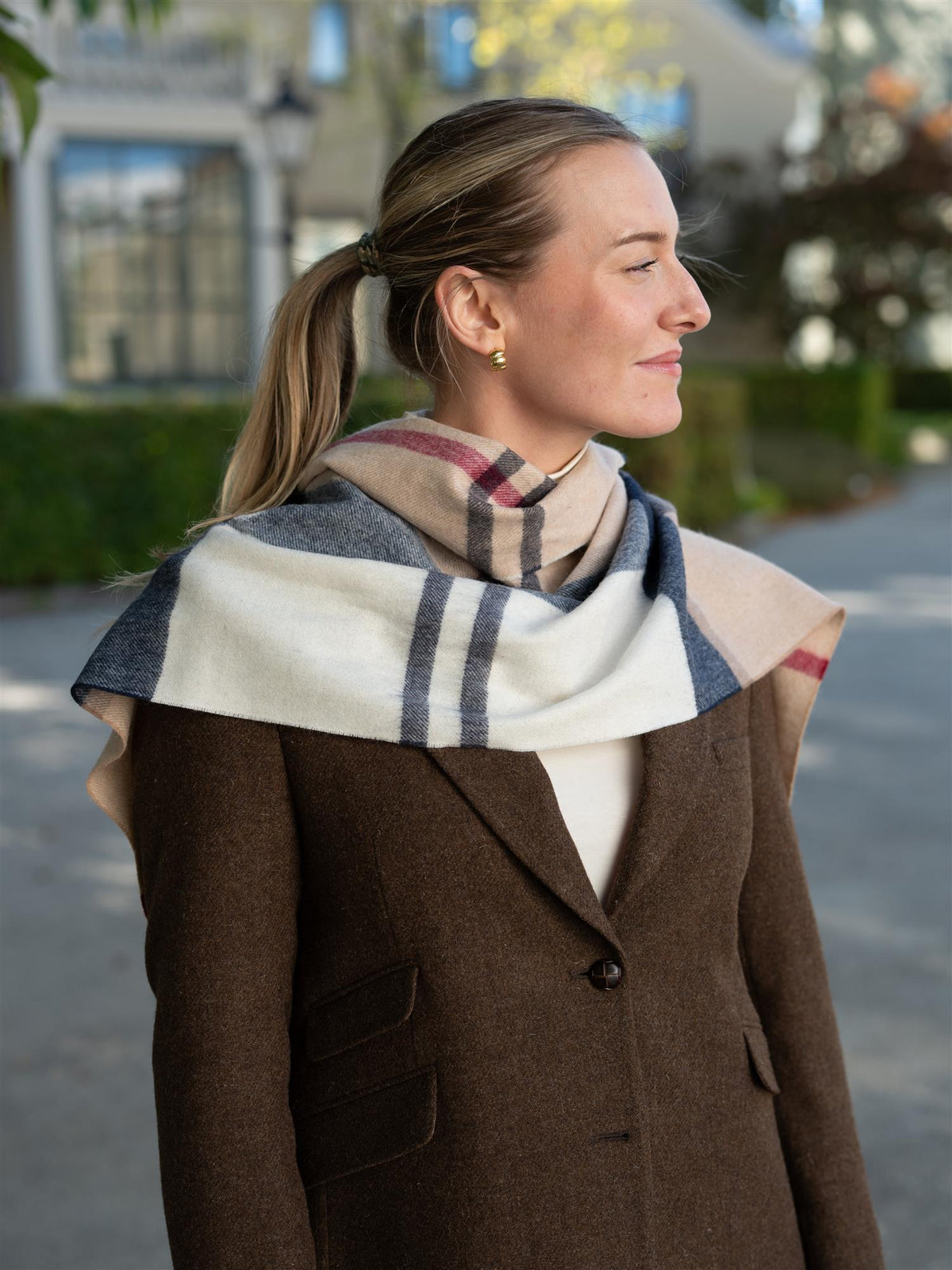 Rosefield Scarf Brown