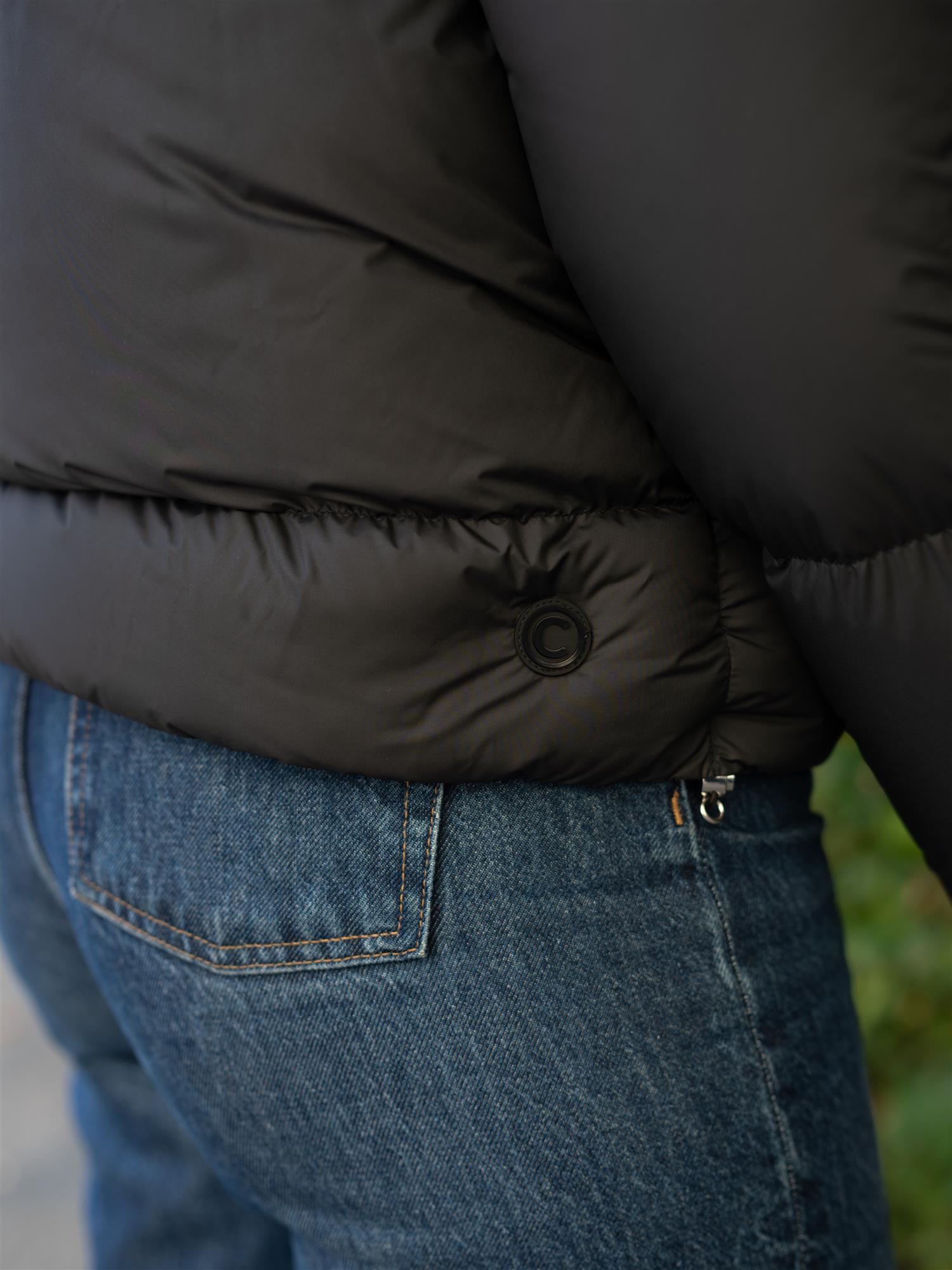 Ladies Down Jacket Black