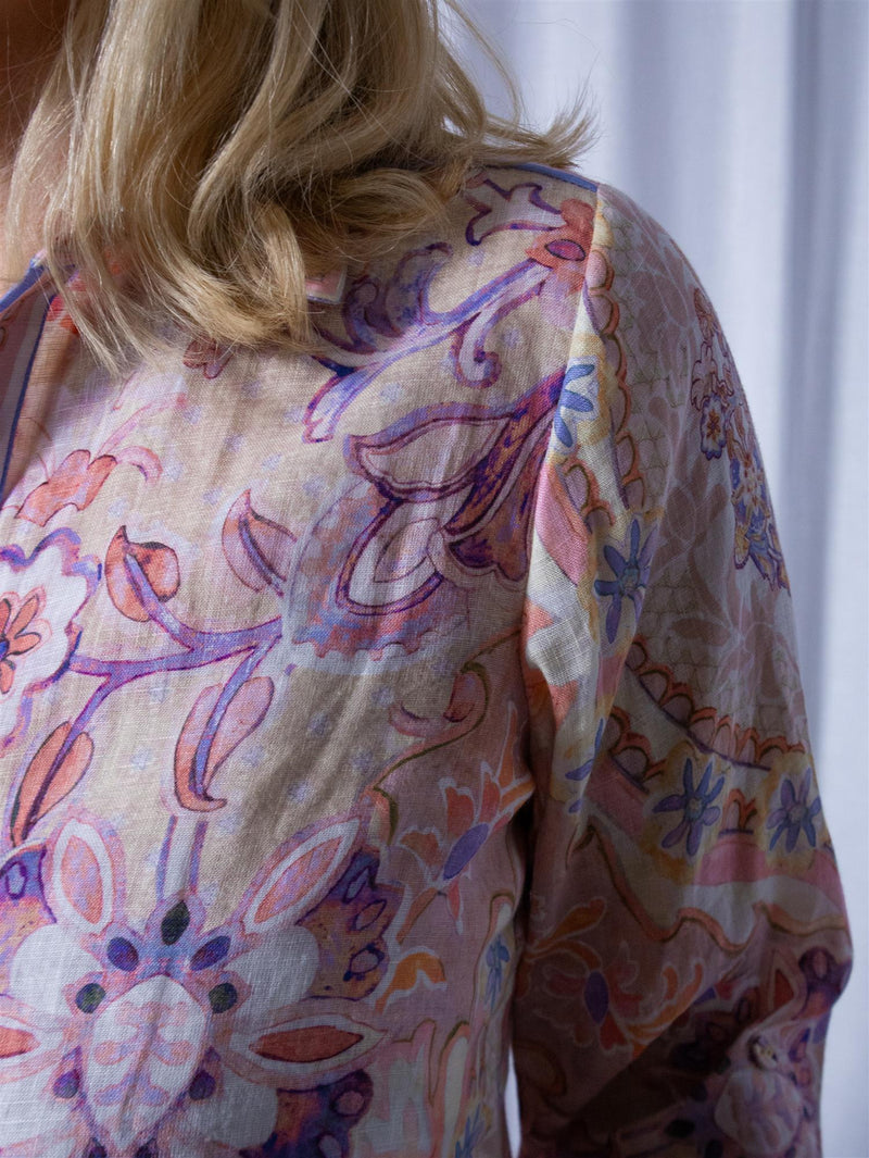 Hale Bob Nia Linen Blouse