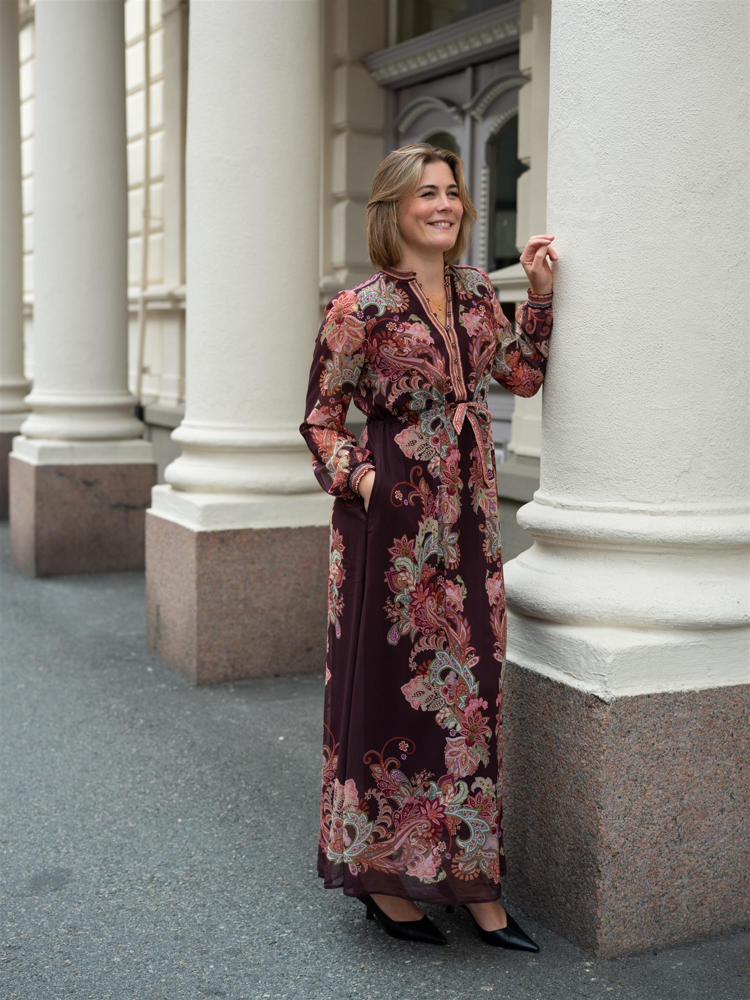 Isolde Dress Wine