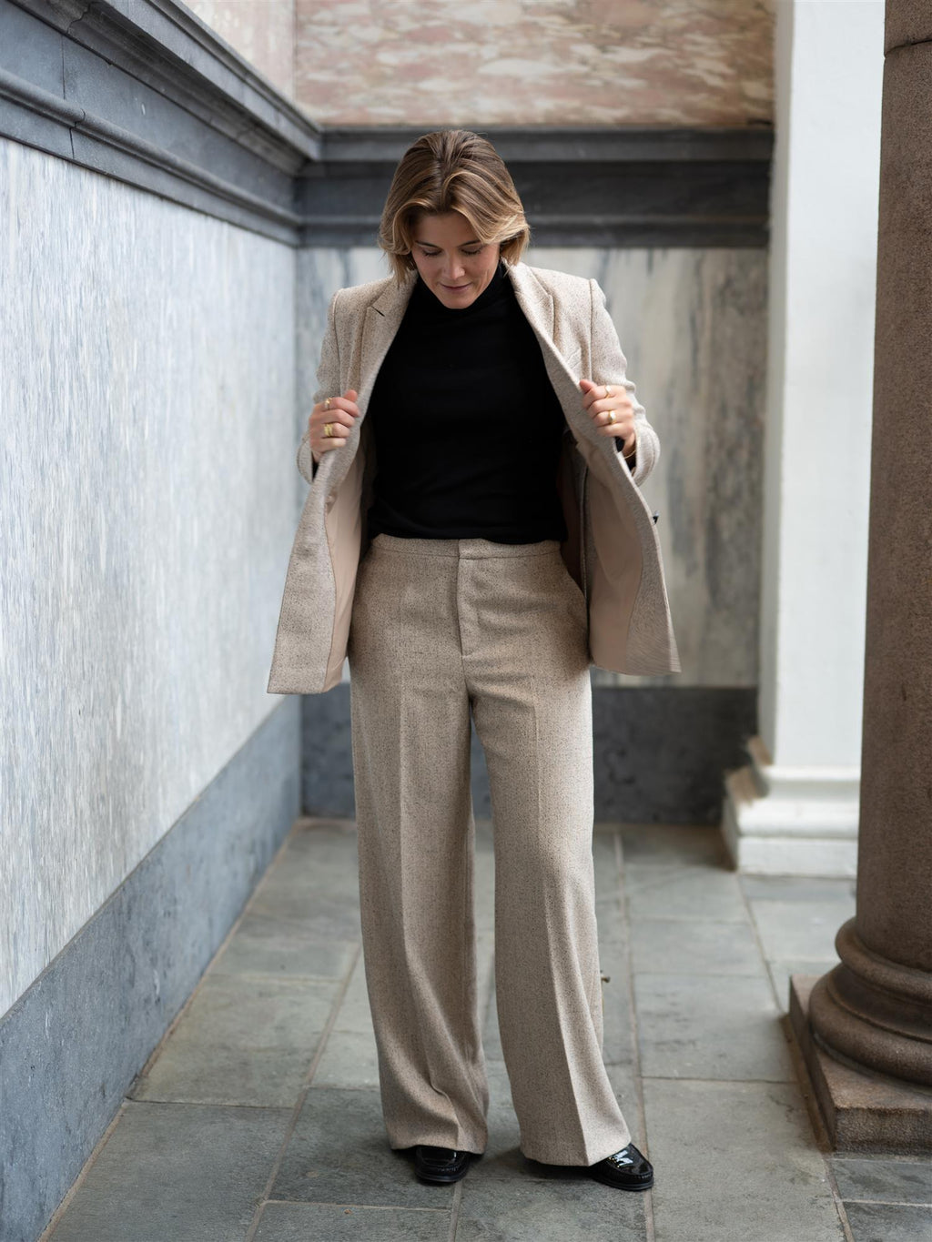 Mos Mosh Emery Merlin Blazer True camel