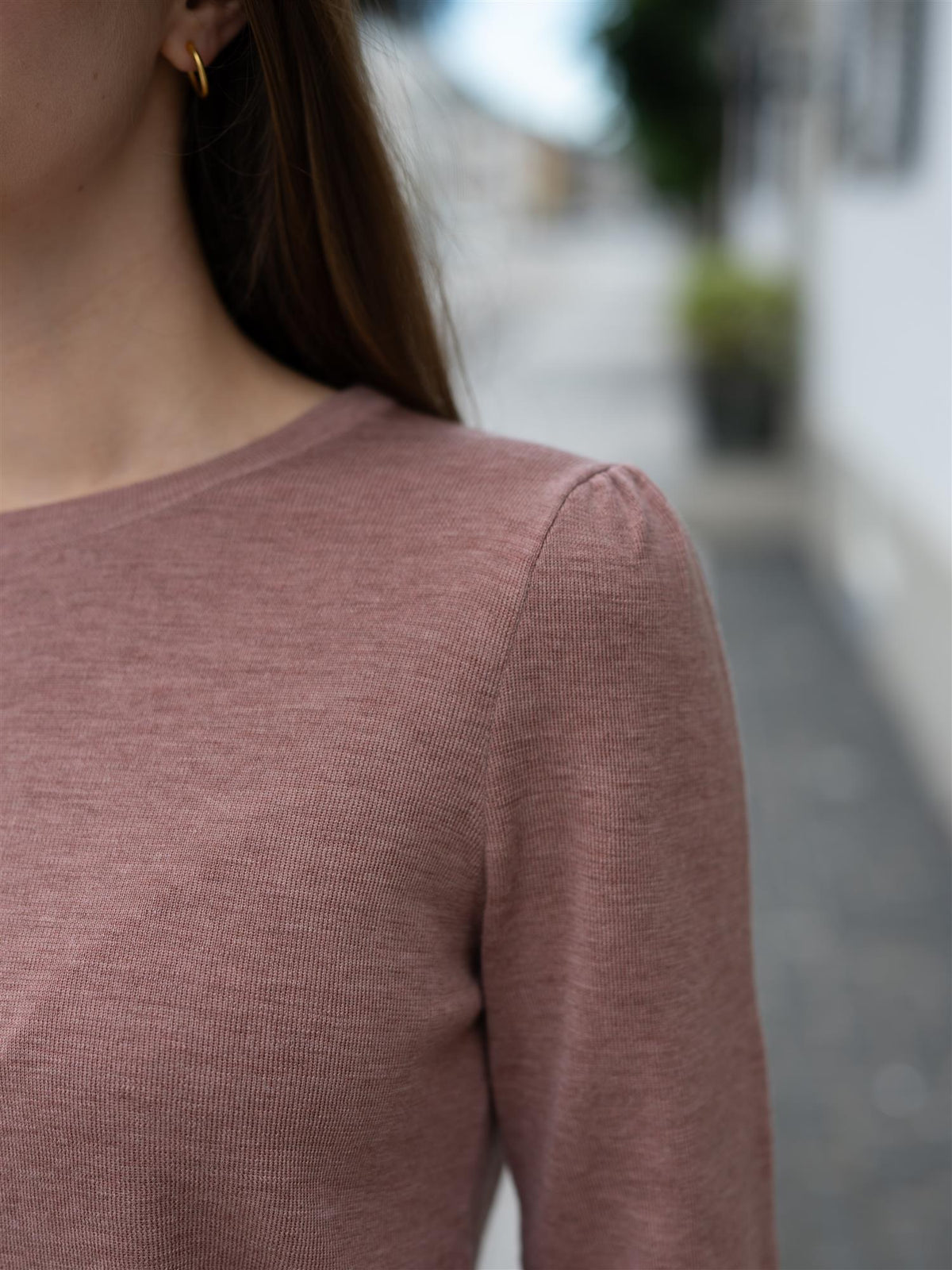 Mela Sweater Ash Rose Melange