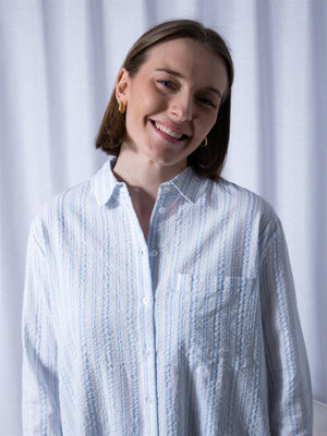 Camilla Pihl Bibi Crepe Shirt Light Blue