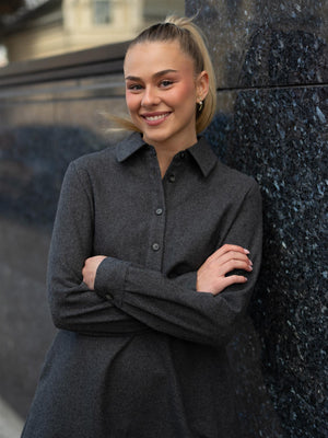 Camilla Pihl Odette Dress Grey Melange